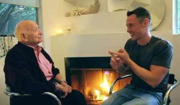 Wow! See 95-year-old Grandfather Who Finally Came Out as Gay after 67 Years Marriage to Wife (Photo)